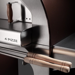 Alfa 4 Pizza Oven with Base Red